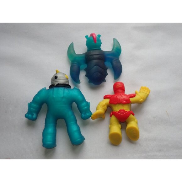 Lot Heroes of Goo Jit Zu Figures Pump Power, Saturnaut, Iron Man - Picture 5 of 5